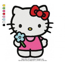 Hello Kitty 02 Embroidery Designs